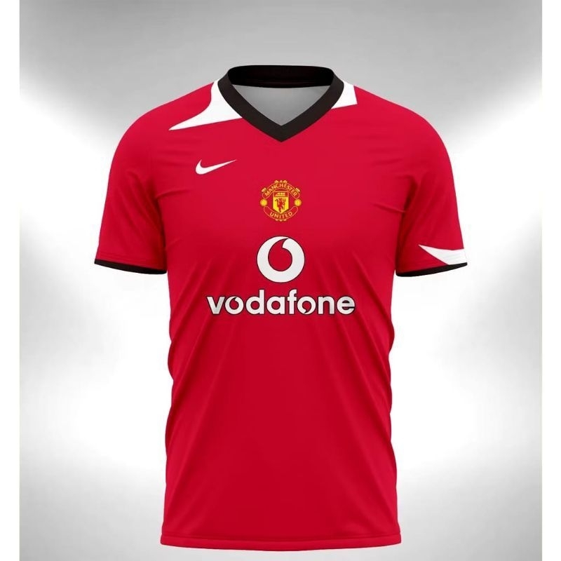 JERSEY MANCHESTER UNITED HOME 2005/2006 CUSTOM FULL PRINTING