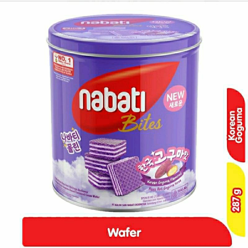 

nabati kaleng pink lava dan goguma 287gram