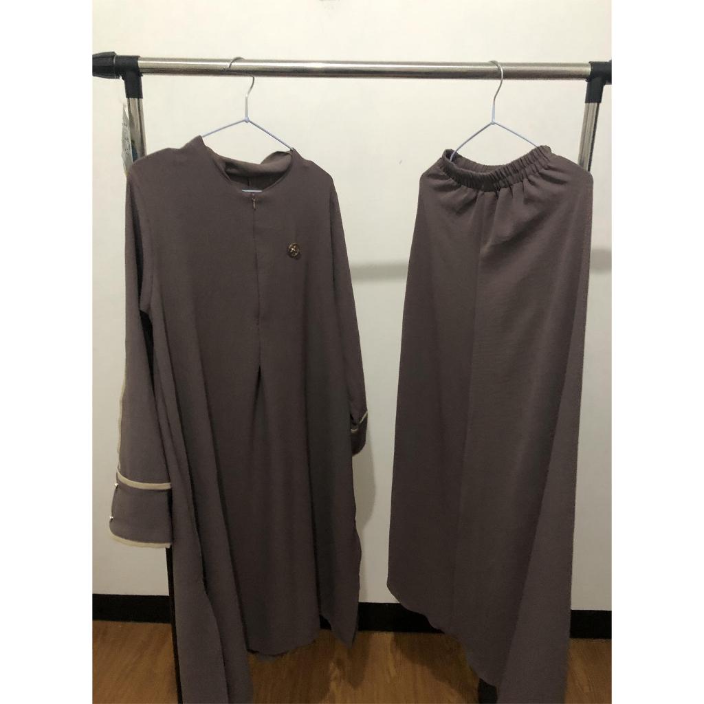 One Set Rok Tunik Syar'i Muslim wanita