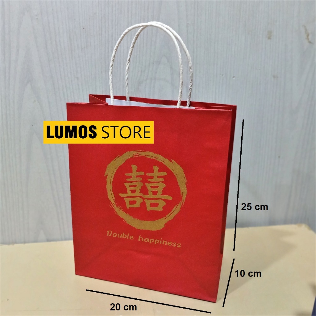 

paper bag imlek double happines small