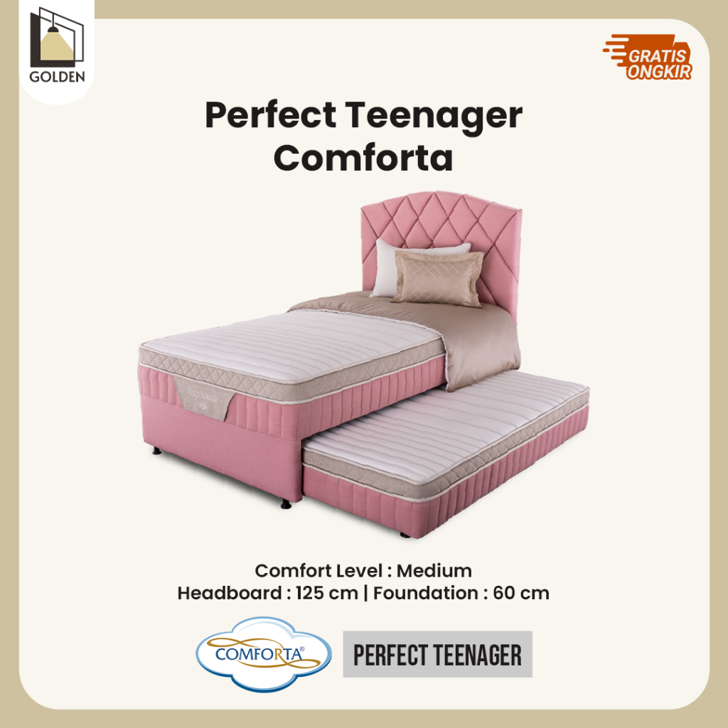 SPRINGBED / TWIN 2 IN 1 / KASUR SORONG 120X200 COMFORTA