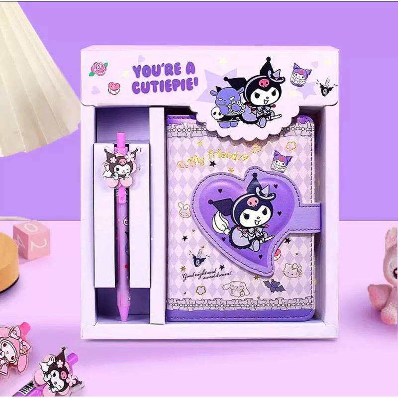 

Notebook Buku Agenda 2in1 Gift Box Set Sanrio My Melody Cinamoroll