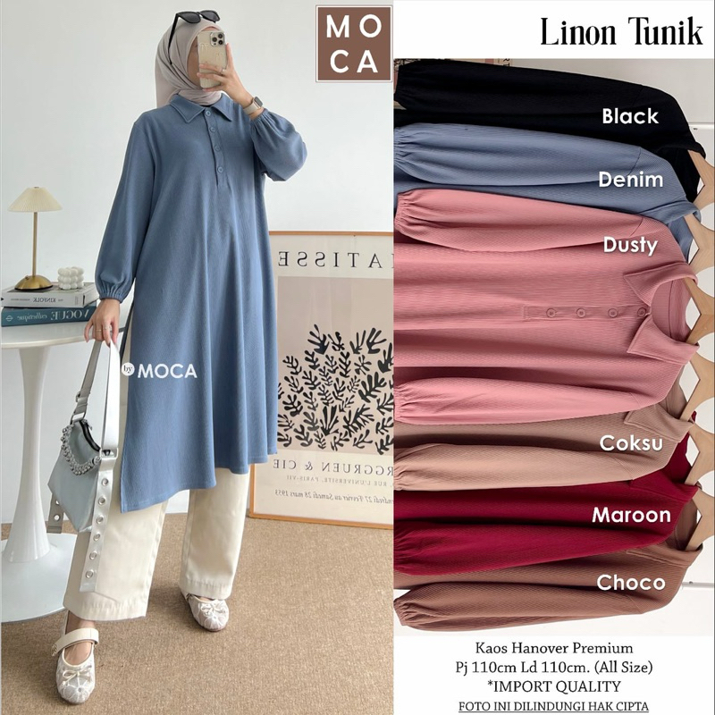 overa linon long tunik kaos import by moca alfashion tunik jumbo ld 120 ld 130 xl xxl xxxl kaos wani