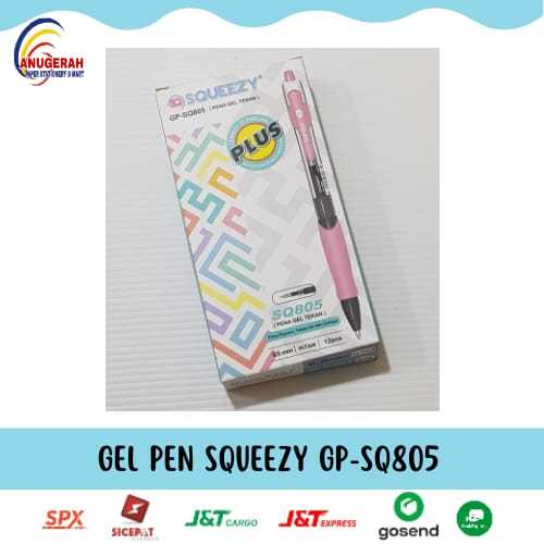 

SQUEEZY GP-SQ805 BOLP CETEKAN 0.5 HITAM (PCS)