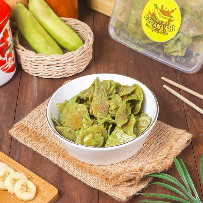 

Keripik Pisang Lumer Greentea 150gr