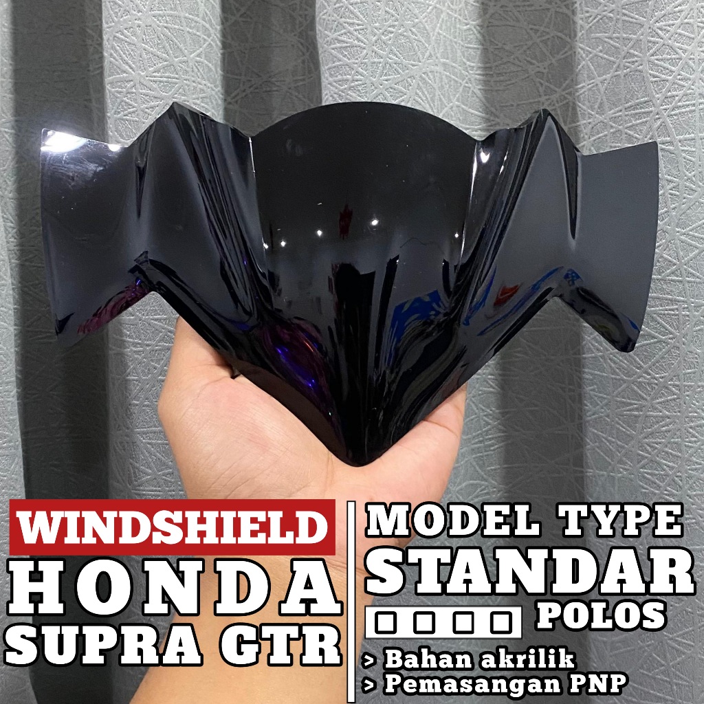VISOR WINDSHIELD HONDA SUPRA GRT 150 VISOR SUPRA GTR / VISOR MOTOR SUPRA GTR