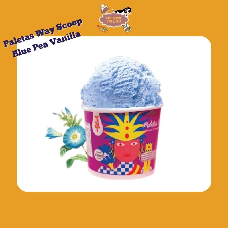 

Ice Cream Paletas Wey Scoop Blue Pea Vanilla