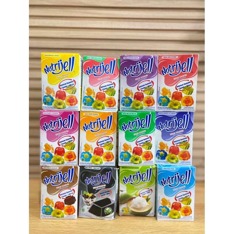 

Agar Jeli Nutrijell Kemasan Ekonomis 400ml 10gr- Agar jeli