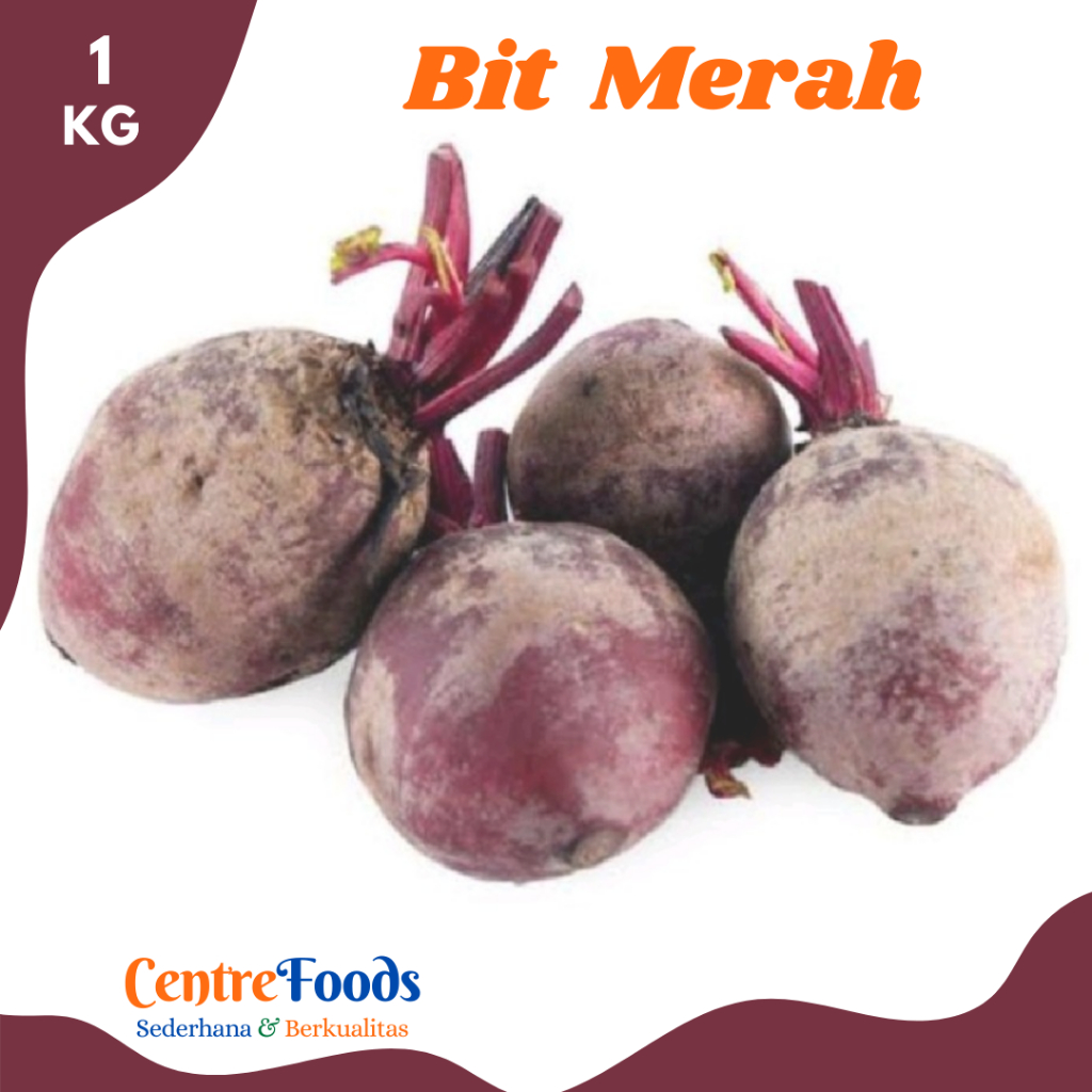 

BIT MERAH Sayur - Red Beetroot Fresh | 1.000gr [ Harga Per KG ]