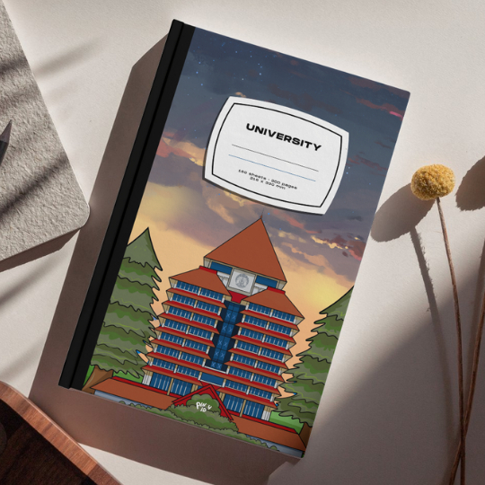 

PINAY | [PRE-ORDER] F4 | Buku Progress Folio UNIVERSITY/CAMPUS SERIES Book UI, UGM, UNAIR, ITB Hardcover Lembar | 50/100/150/200/300 Lembar