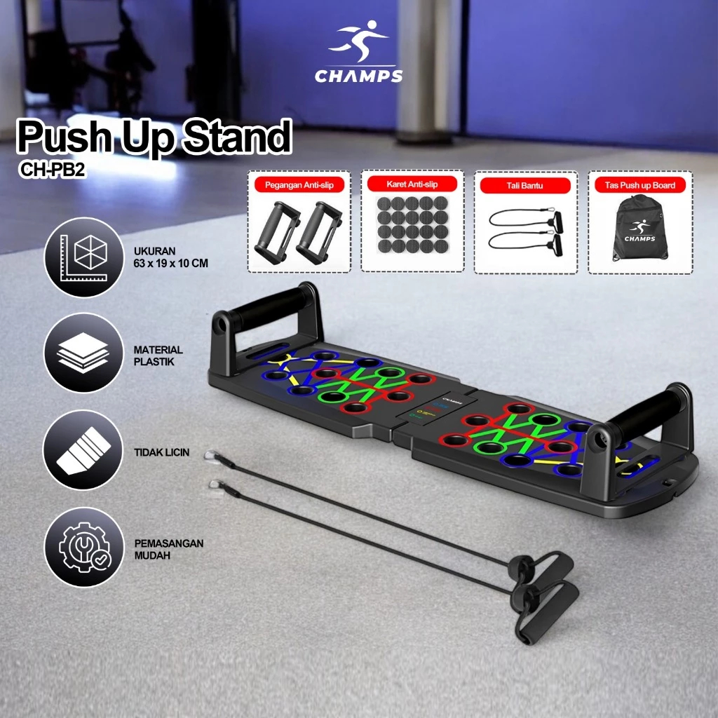 Alat Push Up Board / Alat Push Up Dirumah / Alat Olahraga Papan Push Up Board