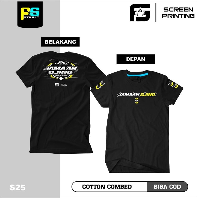 (PROMO STOCK TERBATAS) Kaos Jamaah Ojing / Sobat Ojing Pati Grobogan Rembang Blora Kudus Pati / Free