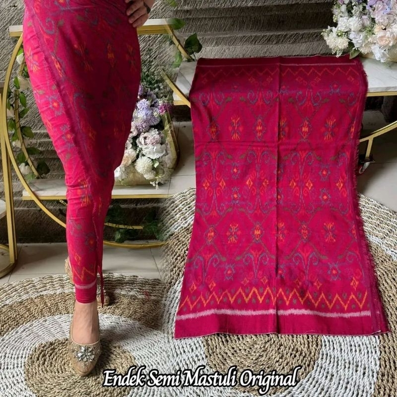 KAIN TENUN ENDEK CSM BALI / TENUN ENDEK BALI / KAIN SERAGAM