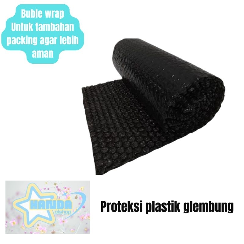 

Buble wrap tambahan packing agar lebih aman