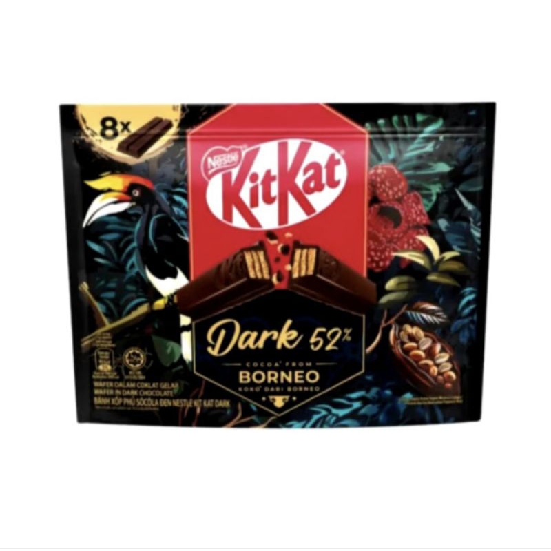 

Kitkat Dark Borneo Coklat Malaysia (8 pcs)