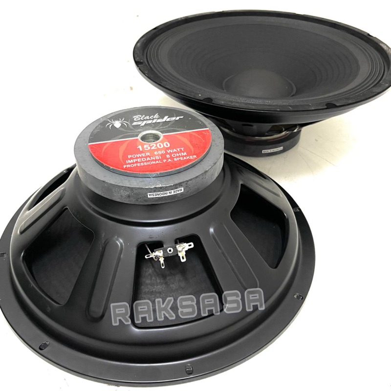 Speaker Black Spider 15 Inch 15200 Mb 15200Mb Original