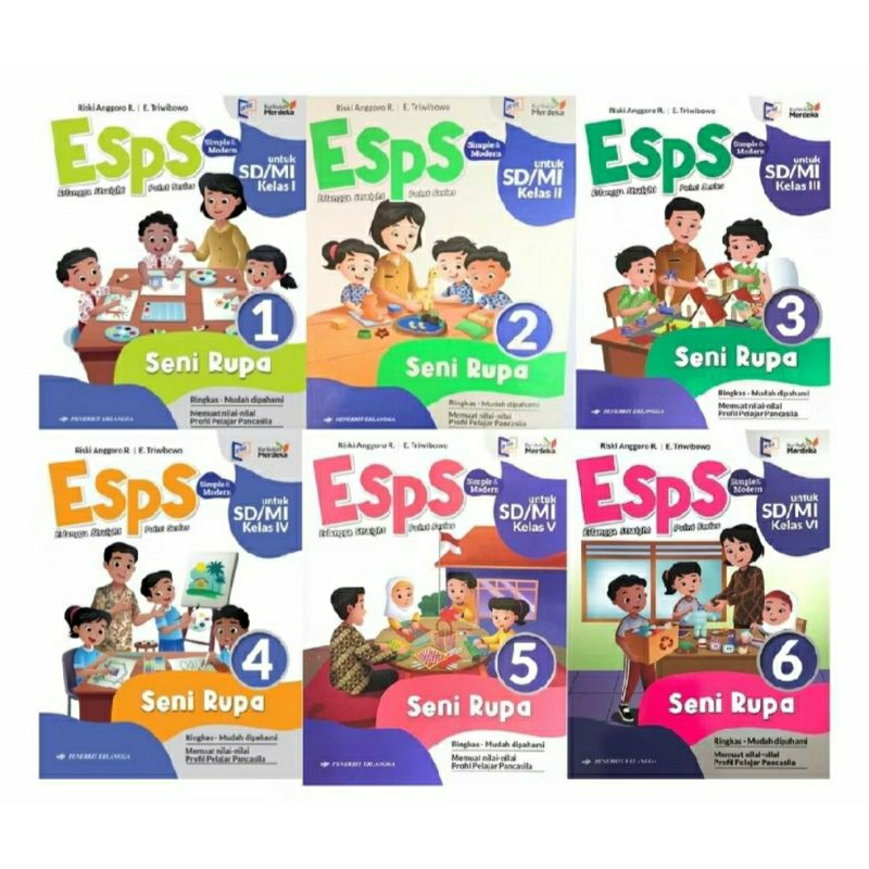 

ESPS Kurikulum Merdeka Seni Rupa kelas 1,2,3,4,5,6 SD/Mi Penerbit Erlangga