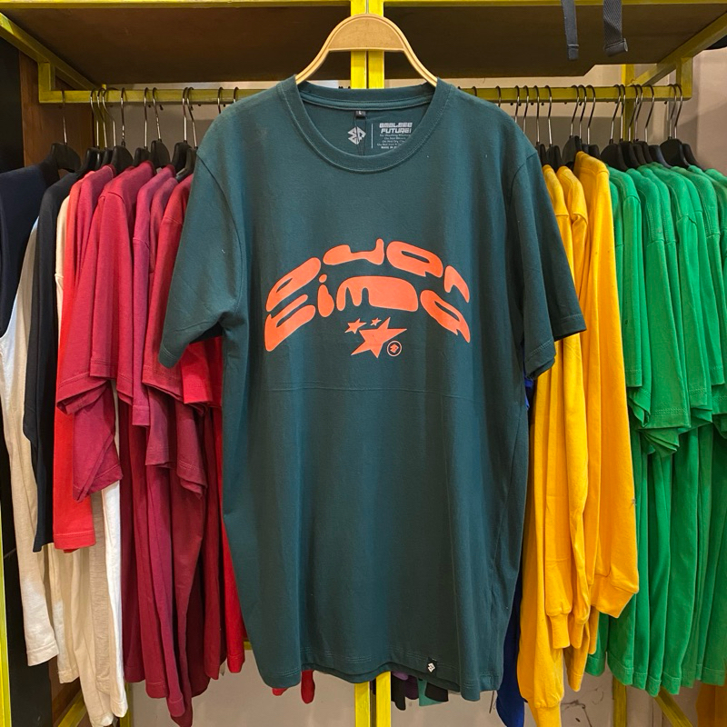 bmblbee tshirt eve - hijau botol / kaos pria