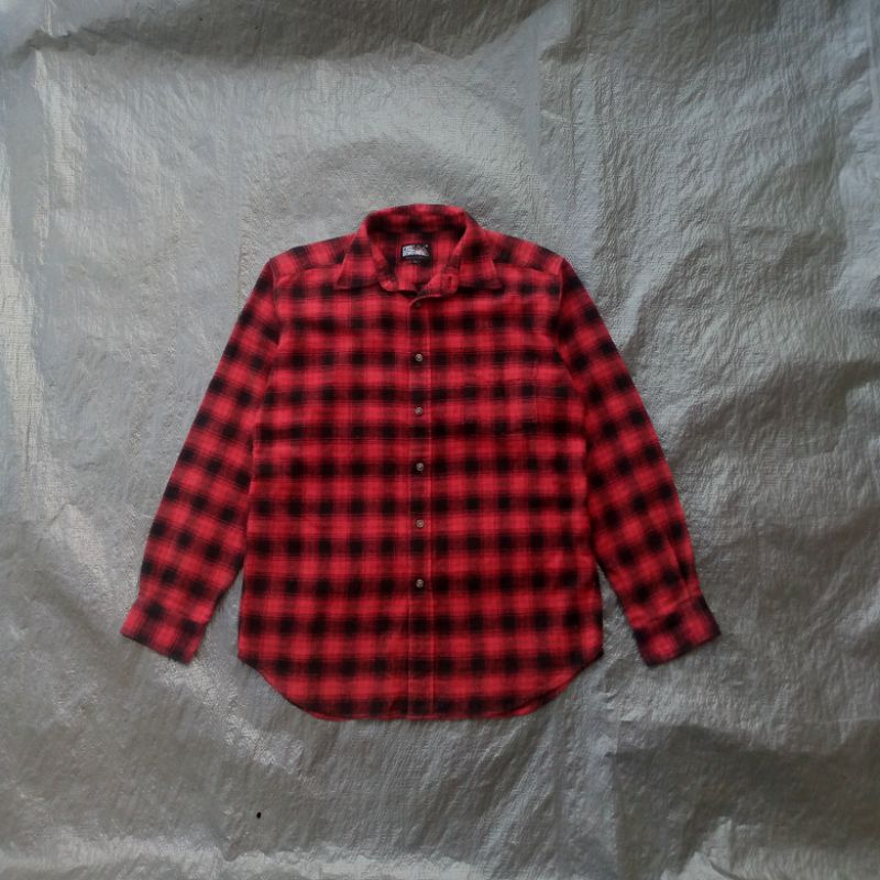 Kemeja flanel outdoor first down ( second/bekas )