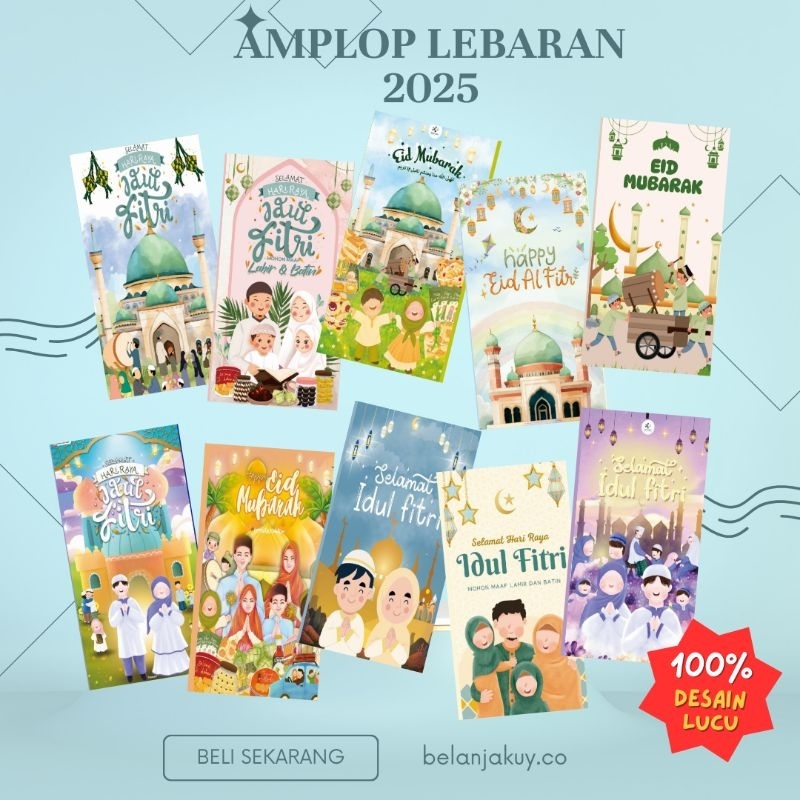 

TERMURAH !! Amplop Lebaran Motif Lucu 2025 Medium / Amplop Motif Lucu dan Unik