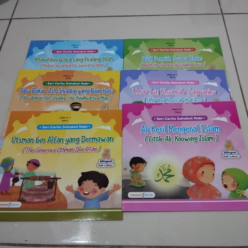 Buku Cerita Anak Seri Cerita Sahabat Nabi - Lingkar Media (2Bahasa)