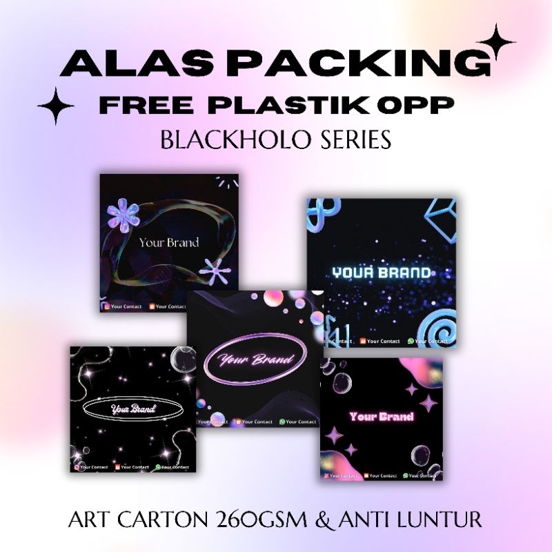 

[FREE PLASTIK] ALAS PACKING BLACKHOLO SERIES ART CARTON 260gsm | KOTAK GELANG CINCIN | Packaging Bracelet Freebies Ring Jewelry Beads Souvenir 5x5 6x6 7x7 8x8 9x9 10x10 11x11