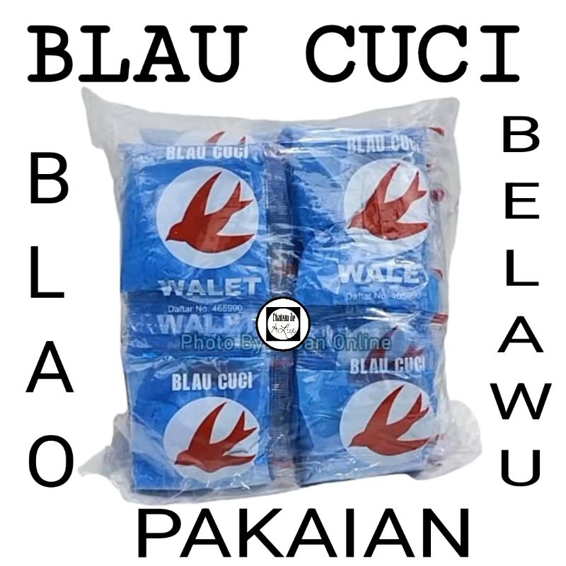 Blau cuci / blao bubuk cuci baju/ belau cuci pakaian / blao gondok
