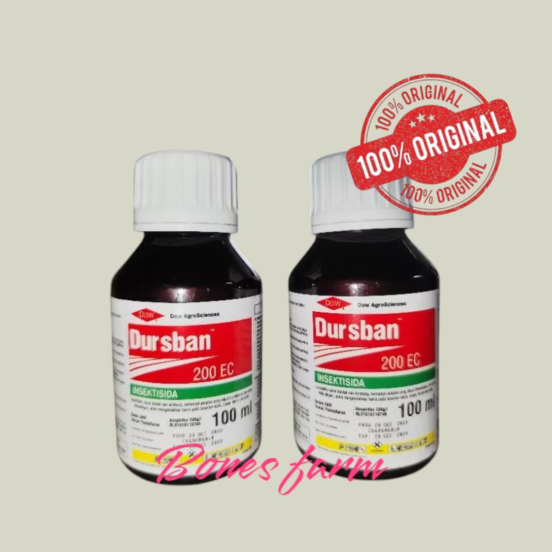 insektisida dursban 200ec 100ml