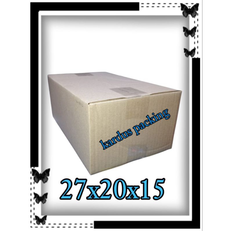 

kardus packing UK 27x20x15 kardus polos kardus sedang