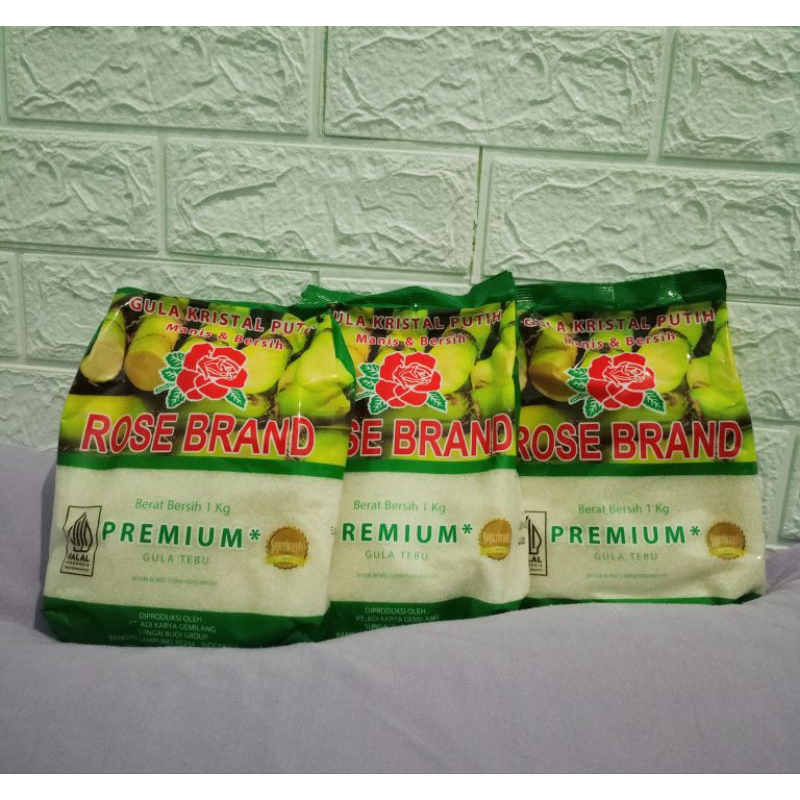 

Gula putih premium rose brand 1kg