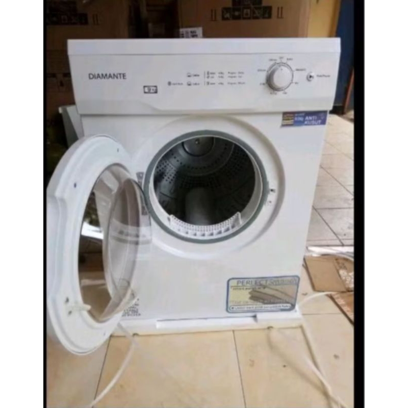 mesin pengering laundry pakaian konversi gas diamante 10, 5 kg TOP