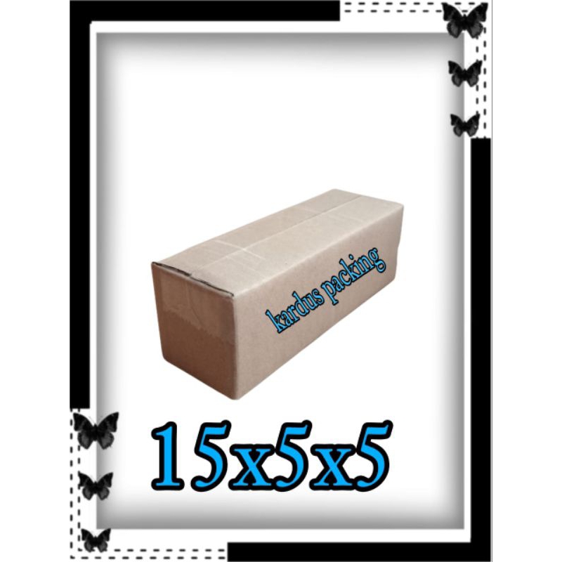 

kardus kecil UK 19x5x5 kardus polos kardus packing