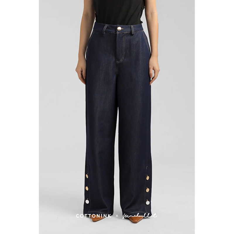 Dark Denim Zelma - Cottonink x Mmehuillet