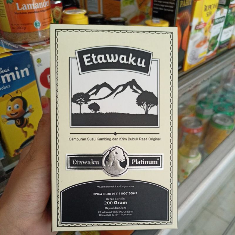 

Etawaku Platinum Susu Kambing Etawa Asli Rendah Gula Lemak dan Tinggi Kalsium 200gr