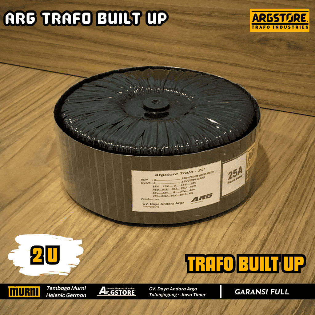 Trafo toroid donat ARG Model Built Up 25A-45 ct Terbaru