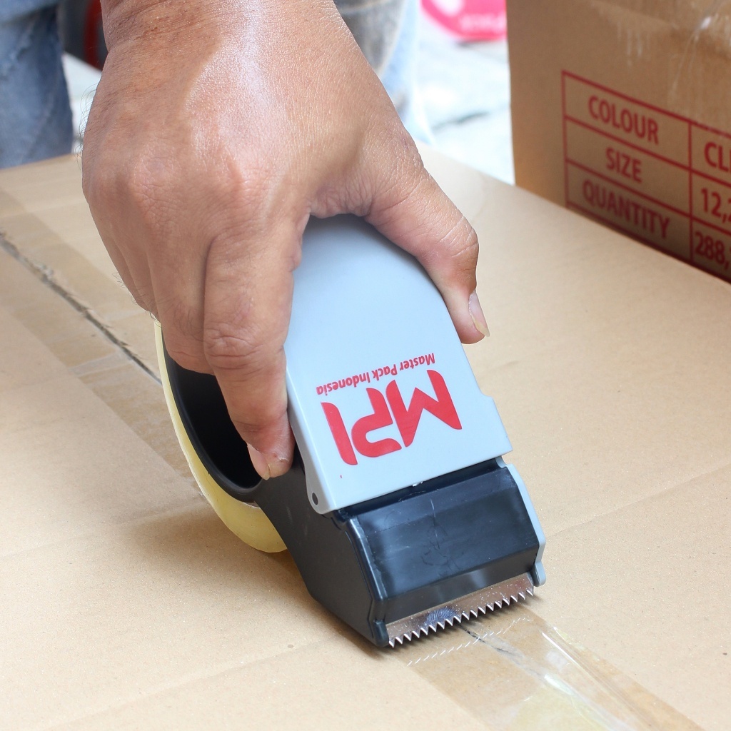 

PEMOTONG LAKBAN MURAH / TAPE CUTTER LAKBAN / TAPE DISPENSER LAKBAN KSATRIA MPI