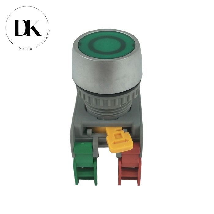 Push Button Tanpa Lampu AUSPICIOUS - Hijau