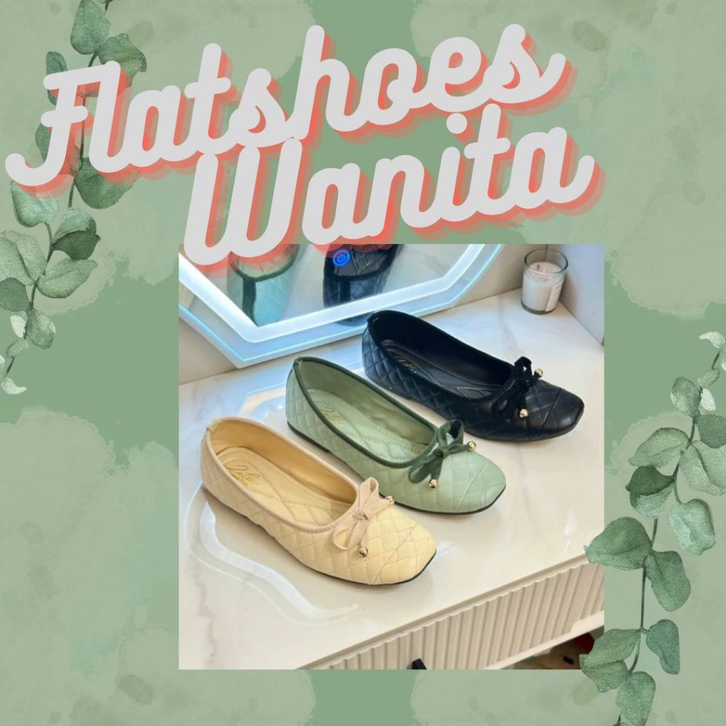 Fsb - Sepatu Wedges / Flat (My 05 - Hitam)