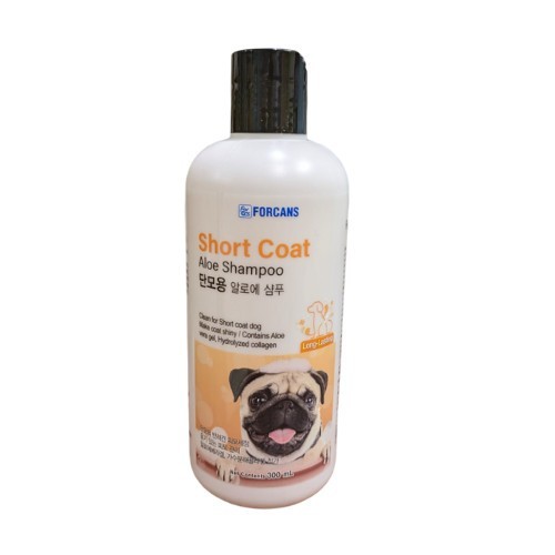 PBRN FORCANS FORBIS SHORT COAT ALOE DOG SHAMPOO CAT 300ML SHAMPO ANJING KUCING BULU RAMBUT PENDEK KO