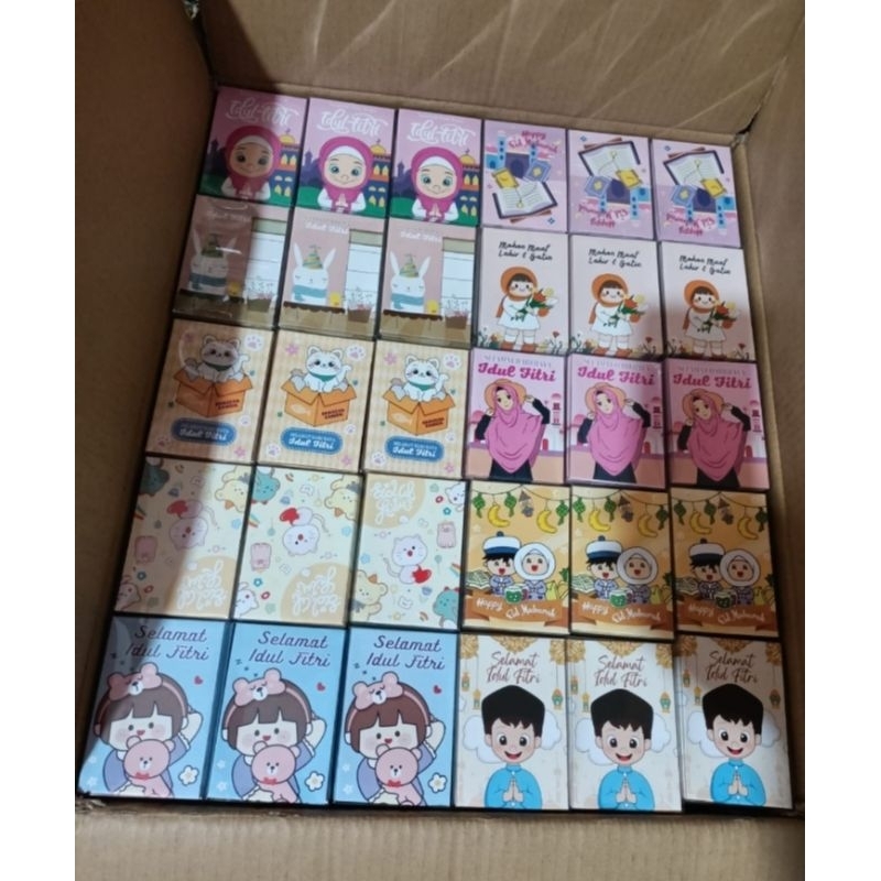 

amplop lebaran karakter 50 lembar Glossy amplop IdulFitri