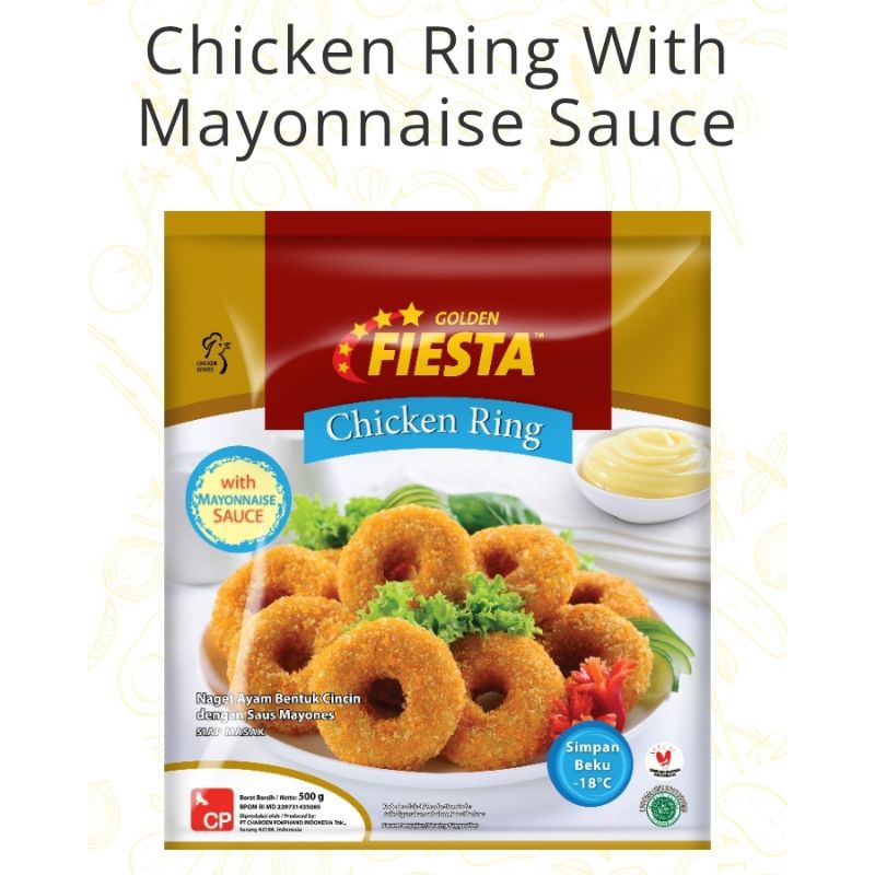 

Golden Fiesta Chicken Ring with Mayonnaise Sauce 500g