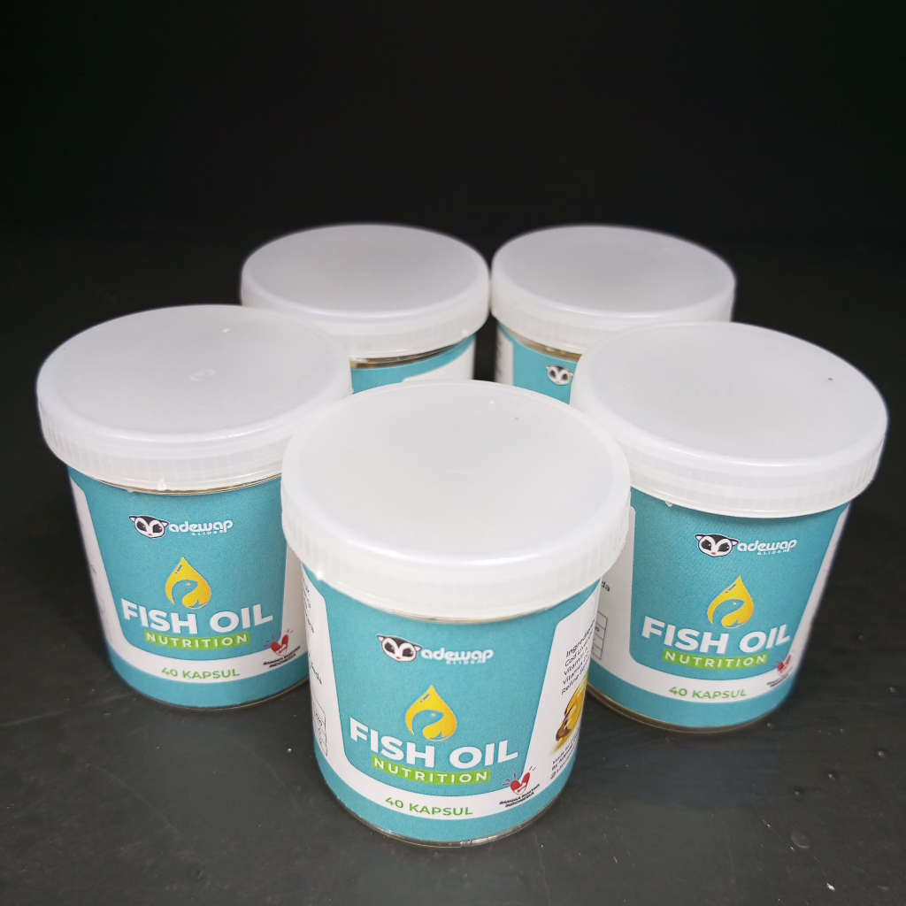 ADEWAP GLIDER Minyak Ikan Omega 3 Sugar Glider Fish Oil 40 Butir – Minyak Ikan  Suplemen Bulu & Kesehatan