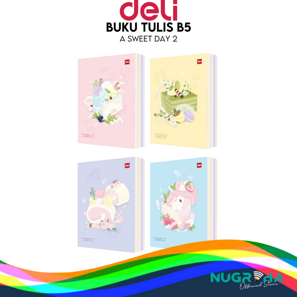 

2025 Buku Tulis Sekolah DELI 42 Lembar – A Sweet Day 2