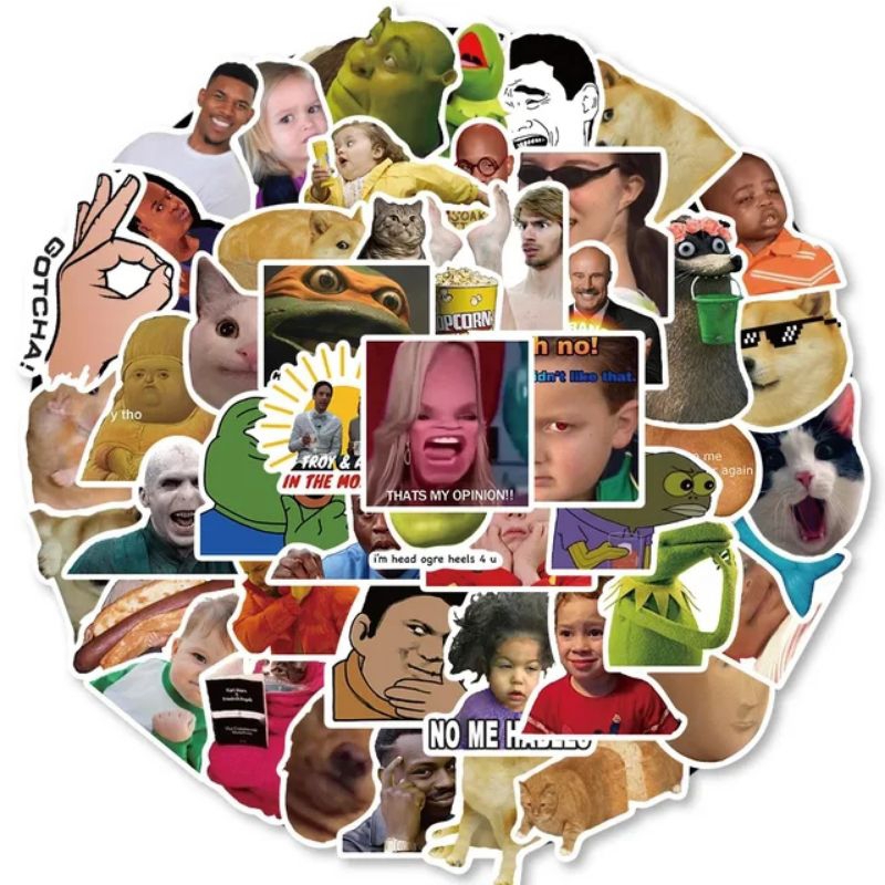 

Sticker Meme Lucu Stiker Laptop Stiker Tumbler Stiker Kotak Stiker Laptop