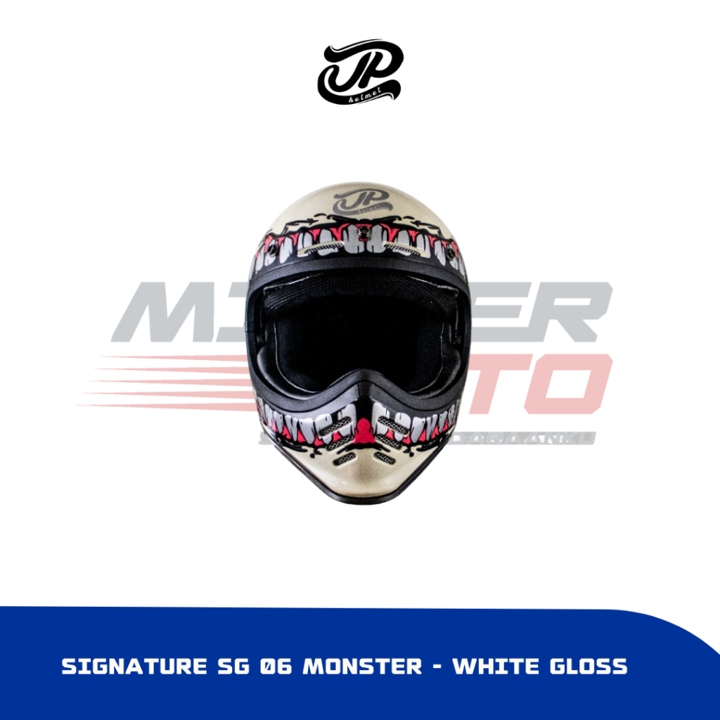 Helm Retro Full Face JP Signature SG 06 Monster