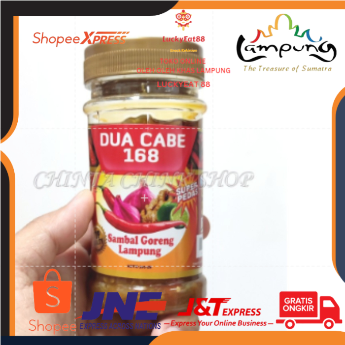 

Dua Cabe 168 Sambal Goreng Sambal Botol Asli Lampung Sambal Goreng 168 Dua Cabai Oleh Oleh Lampung