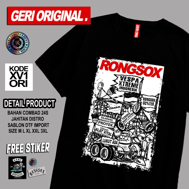 Kaos Vespa Geri original - RSX PLSTSL