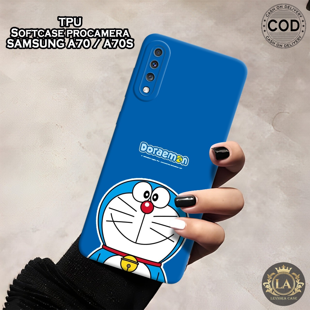 Case Samsung A70 / A70s Terbaru - Leviora Case - Fashion Case Doraemon - Softcase Samsung A70 / A70s