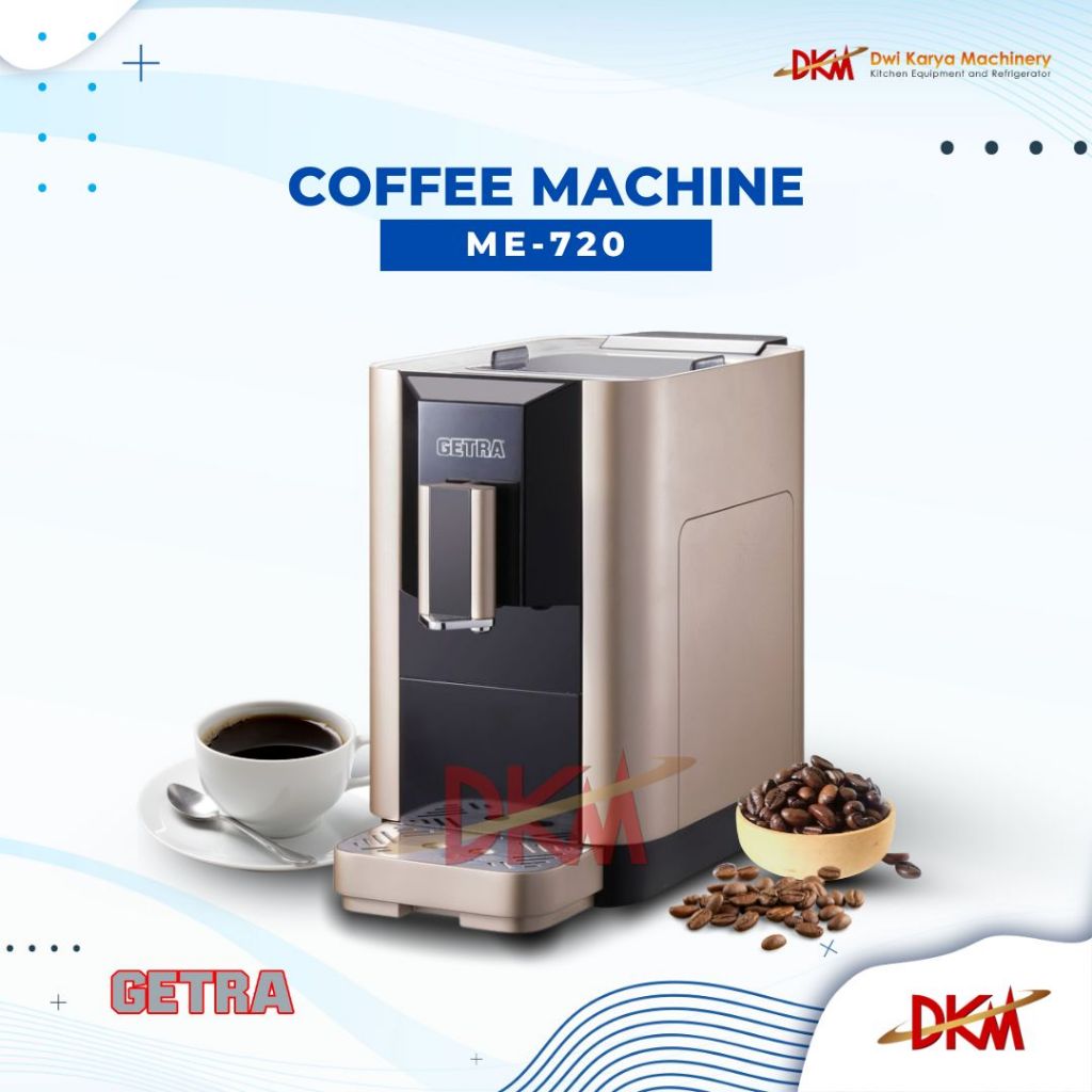 GETRA Coffee Machine ME-720 Automatic/Mesin Kopi Otomatis  Coffee Getra ME-720/Mesin Kopi Otomatis G