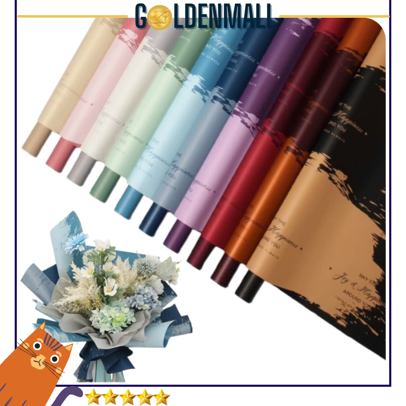 

20 LEMBAR Kertas Buket Bunga Flower Wrapping Paper Bi Color 2 Warna 6018